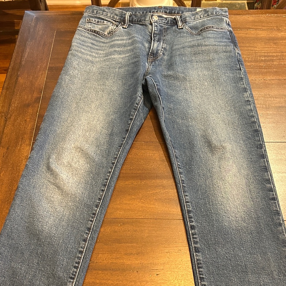GAP Men's Straight Gapflex Blue Jeans